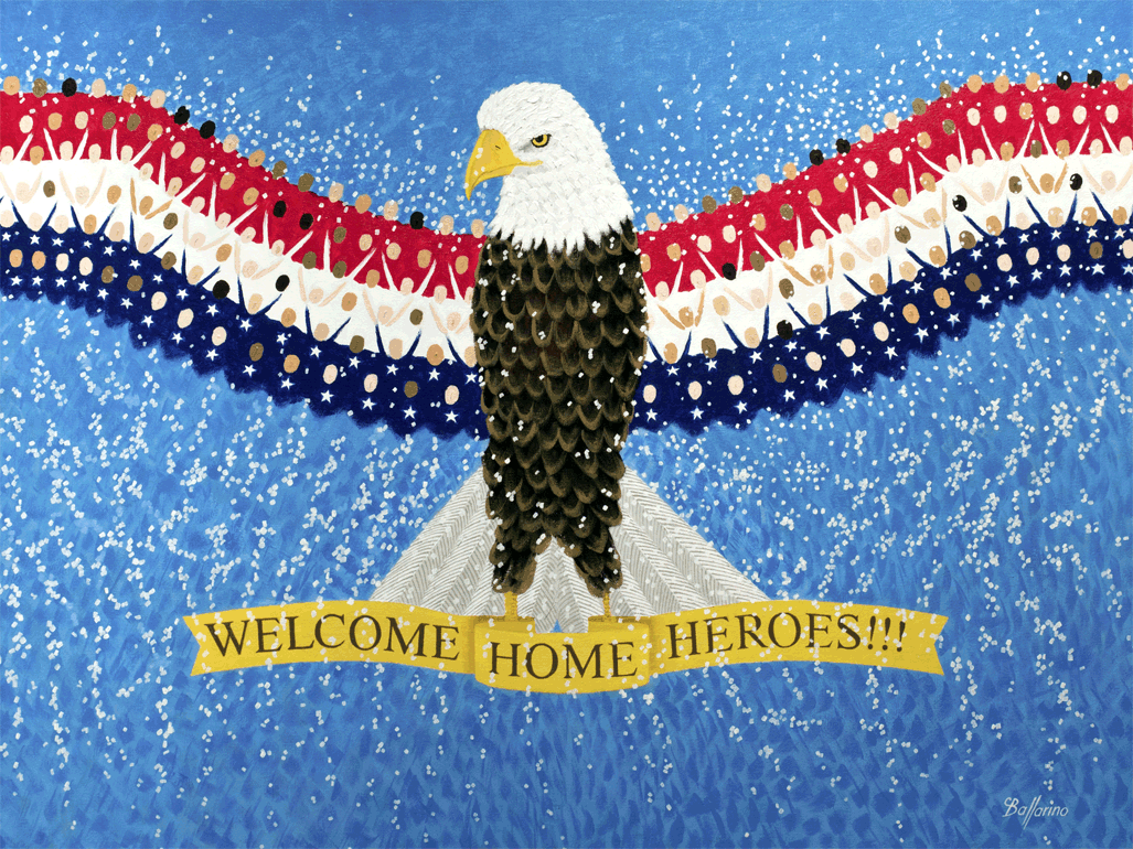 Welcome Home Heroes by Carmine Ballarino - Army Veteran